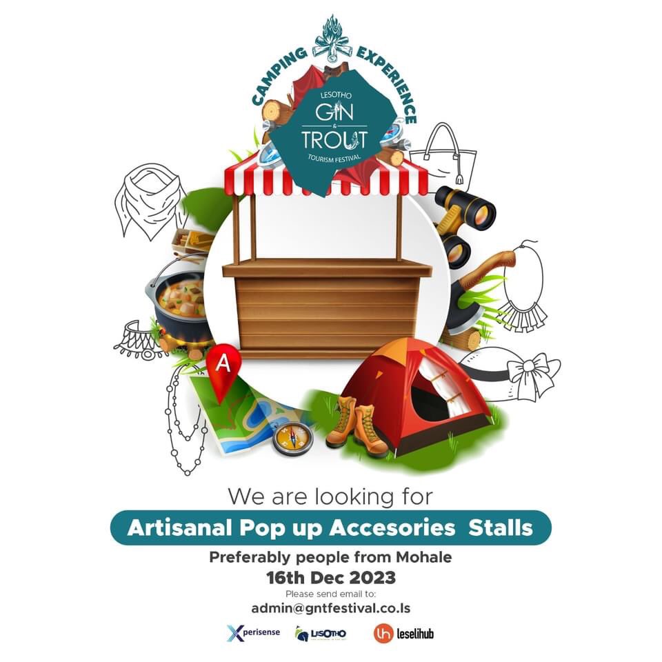 ThatRapperKidd's tweet image. ‼️CALLING ALL SMALL #BASOTHO BUSINESS OWNERS‼️

Here’s an opportunity for you all! And if it’s not for you, maybe it’s for someone you know, so share it with ‘em.

SEE 🫵🏾 YOU 
✌🏿🍸

#LGTTF
#LesothoGinAndTroutTourismFestival
#LetTheSpiritMoveYou
#LetTheFestiveBegin
#TURKForLGTTF