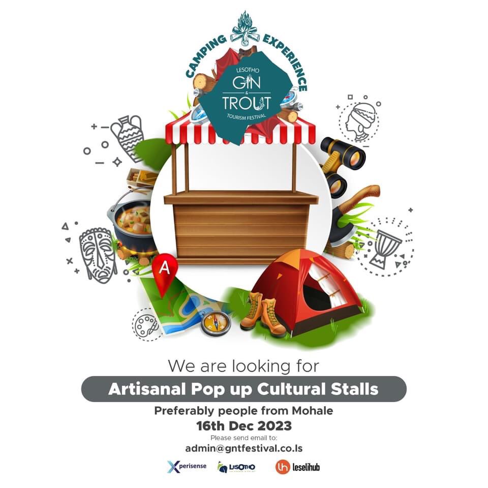 ThatRapperKidd's tweet image. ‼️CALLING ALL SMALL #BASOTHO BUSINESS OWNERS‼️

Here’s an opportunity for you all! And if it’s not for you, maybe it’s for someone you know, so share it with ‘em.

SEE 🫵🏾 YOU 
✌🏿🍸

#LGTTF
#LesothoGinAndTroutTourismFestival
#LetTheSpiritMoveYou
#LetTheFestiveBegin
#TURKForLGTTF