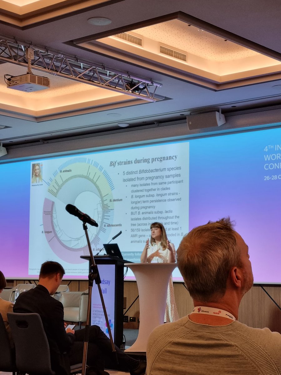 Great talks from <a href="/norsketexsci/">Kjersti Aagaard</a> &amp; <a href="/hall_lab/">Hall Lab</a> (pic) to kick of the maternal microbiome session <a href="/WoMicrobiome/">World of Microbiome</a> #WoM2023 #Sofia