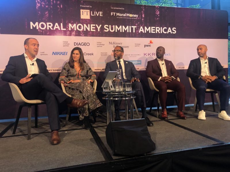 Loved being in conversation at the Financial Times Moral Money Summit discussing the importance of investing in economic mobility, health equity, the Inflation Reduction Act, systemic racism and much more! <a href="/ftlive/">Financial Times Live</a>