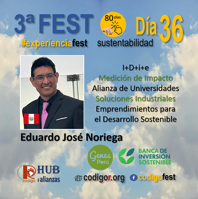 mcopes1's tweet photo. Gestión Ecostémica en Emprendimientos Sostenibles: alianza de universidades y alcance I+D+i+e en las urgencias de soluciones industriales; aportes de Eduardo J. Noriega en la 3a FEST que organiza CódigoR internacional https://t.co/g4YspHghSE https://t.co/YuXBWStjKq