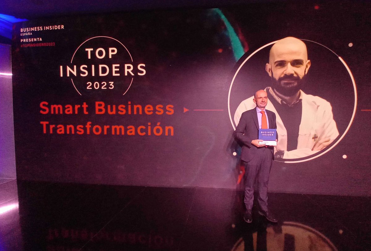 🏆  #TopInsiders2023 | Y el favorito de la audiencia en la categoría 'Smart Business Transformación' es...

👏  ¡¡<a href="/Neurofan_Lab/">Neurofan Lab</a>!! 👏