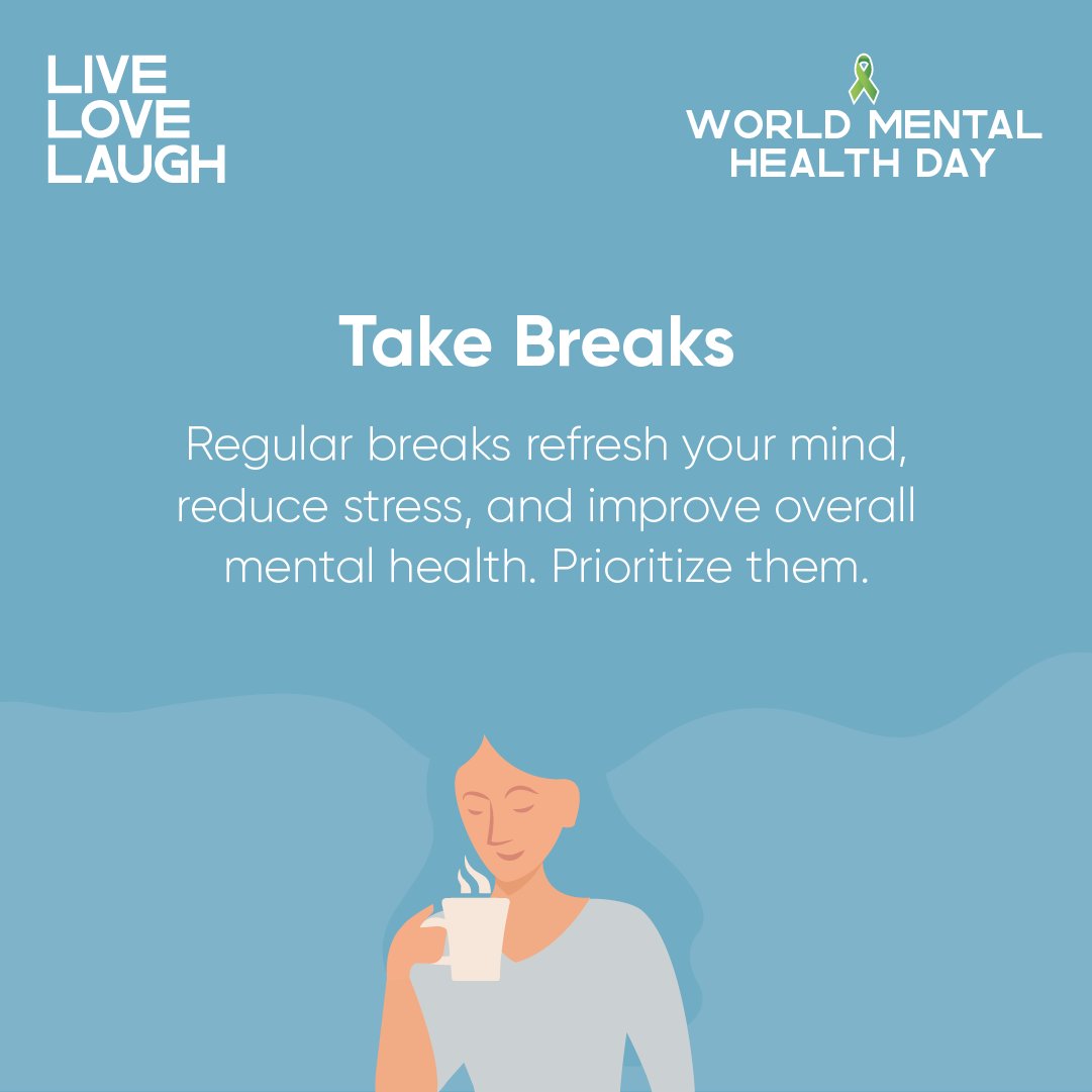 TLLLFoundation's tweet photo. Taking care of your mental health isn’t selfish, it's self-preservation. It is a crucial practice for leading a healthy, fulfilling life and for being there for the people you care about.
Your mental health matters.
#WorldMentalHealthDay2023 #MentalHealthForAll #HopeAtWork https://t.co/UQure5xonC