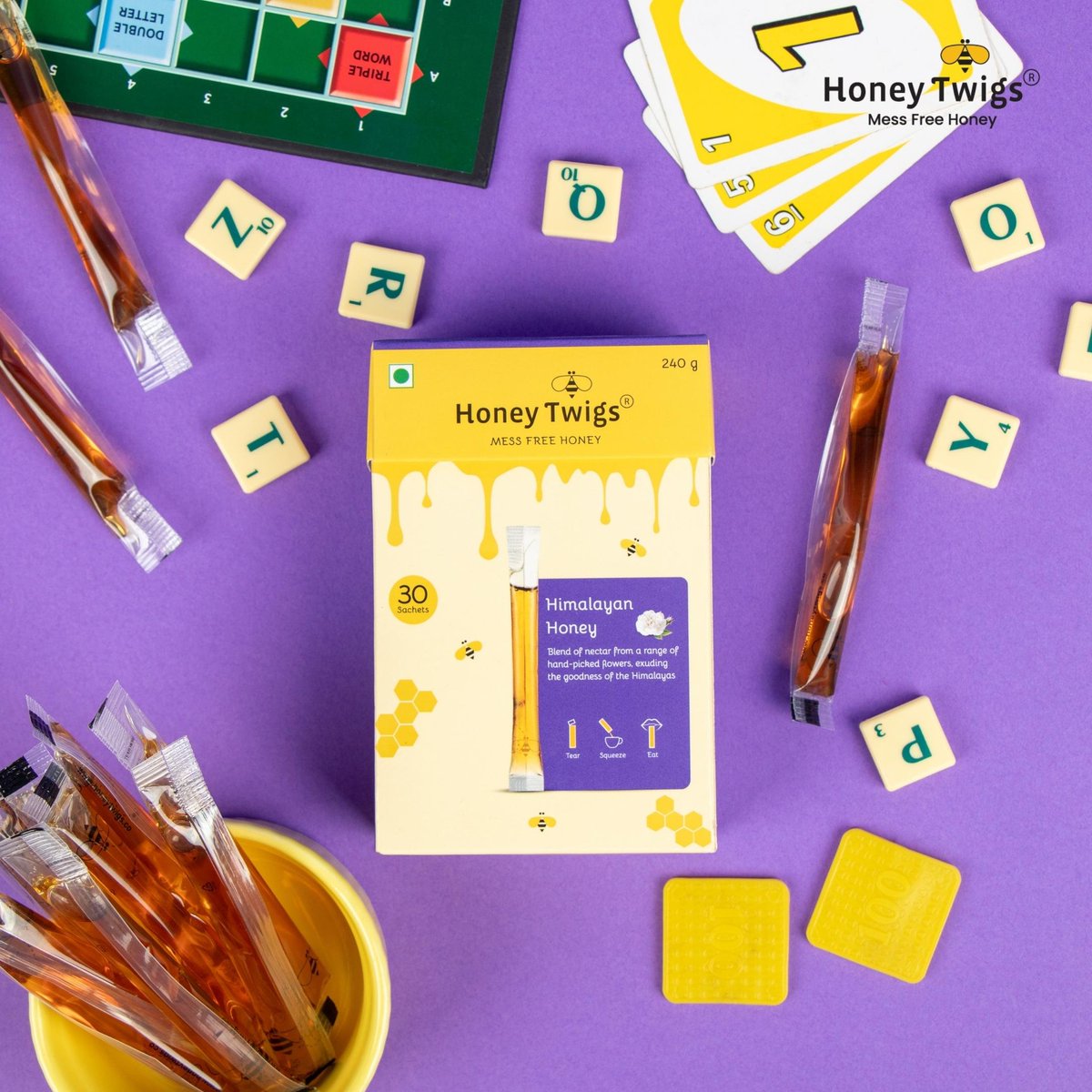 Game Night essentials, cause
we dont like things getting
MESSY!!

A game of scrabble can get
messy, unlike our honey.

Shop for Honey Twigs to make
sure there are no spills.
.
.
.
#HoneyTwigs #honey #pure 
#ethicallysourced 
#unadulterated #healthy 
#healthysnack #snack