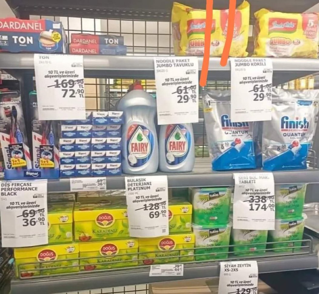 YILLARDIR BİZİ BÖYLE SÖMÜRÜYORLARDI…

EĞER BOYKOT YAYGINLAŞIRSA DAHA NELER DÜŞER NELER…

Demek yarı fiyatına satınca da kâr ediyorsunuz!

Şimdi anladınız mı fiyatları şişirip halkta huzursuzluk çıkararak Türkiye ekonomisine zarar verenlerin asıl kim olduğunu?