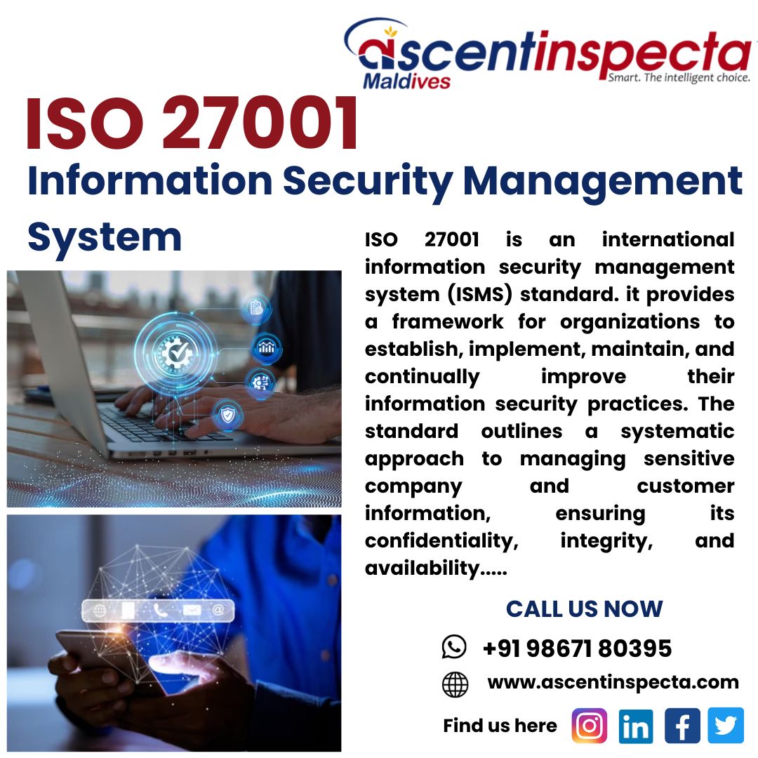 AscentMaldives's tweet photo. ISO 27001 #ascentinspecta #ascentlanka #ascentmaldives #software #programmer #cloud #iso9001 #cybersecuritytraining #networking #itsecurity #hacked #internet #computer #data #iso27001 #hackingtools #networksecurity #cloudcomputing #informationsecurity #databreach #ai #Windows https://t.co/rAvs8iiKb5