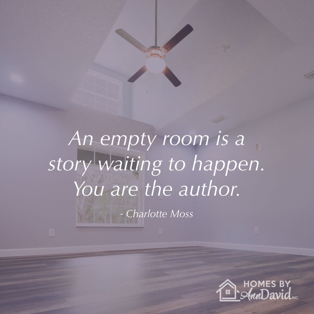 HomesByAnnDavid's tweet photo. An empty room holds the potential for countless stories. Fill that room with your imagination and experiences. Embrace the blank canvas and let your creativity flow. #ThursdayThoughts #QuoteOfTheDay https://t.co/Kp5MkyZpaU