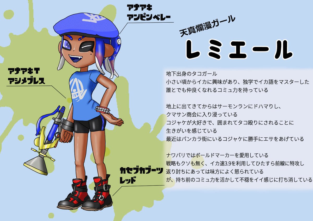 ika2nabe's tweet photo. 固定
我がイカタコのキャラシです

1～4（ツリーに続きます） https://t.co/xQChtuVWPG