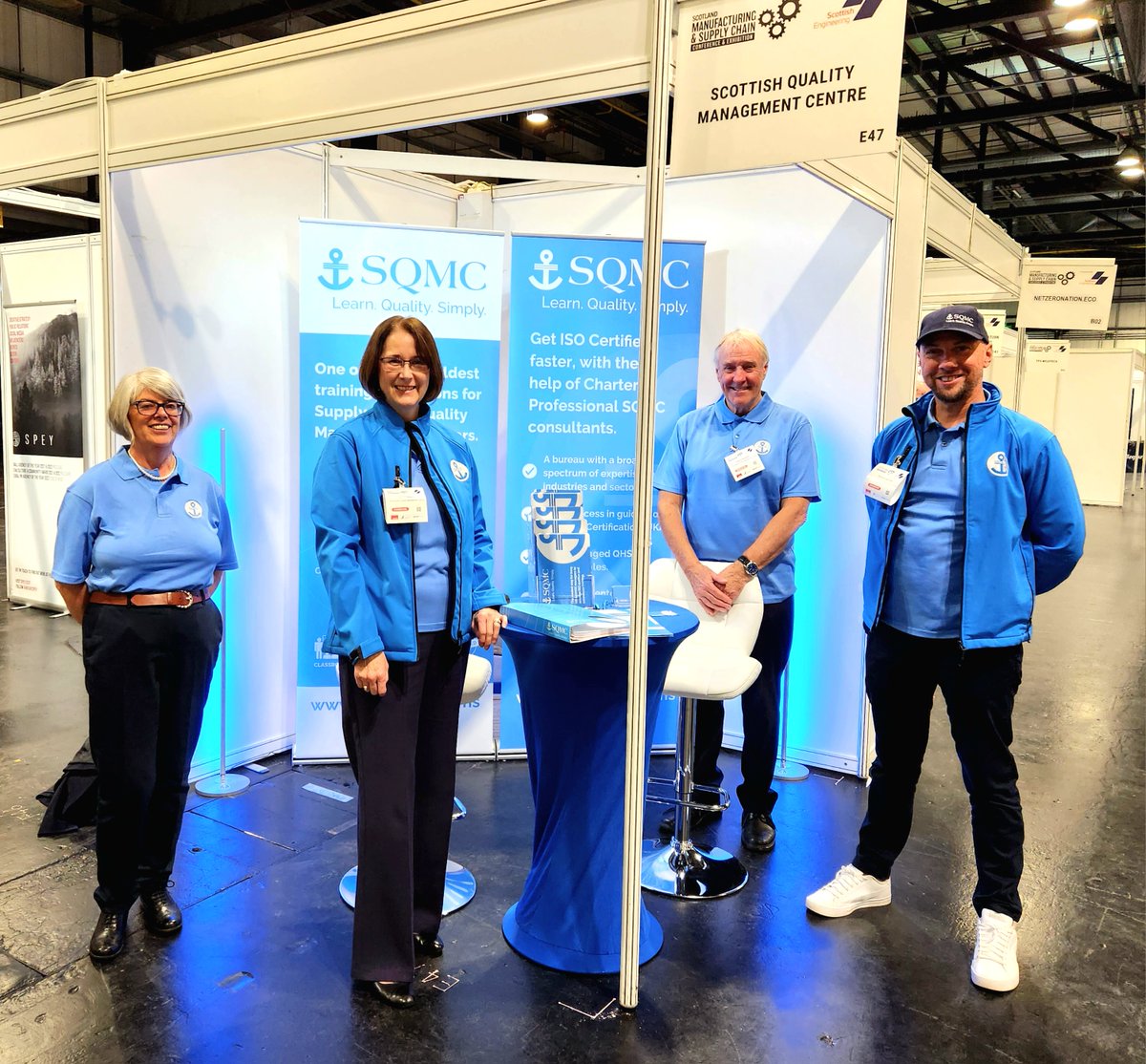 Our expo team had a great time meeting so many interesting people at @NationalMSC in the SECC, yesterday. #ManufacturingExpoSCO We hope our advice to those requiring ISO 9001 Certification to compete when tendering will help them grow in 2024! sqmc.co.uk/consultancy