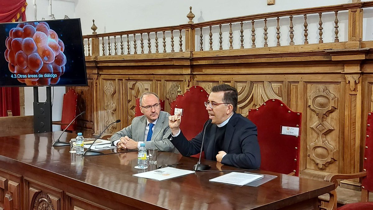 ✝️ Hoy han concluido las LV Jornadas de #Teología dedicadas a ‘Los gemidos #seculares del #Espíritu’ con la intervención de los #profesores Emili Marlés, Gonzalo Villagrán y Emilio José Justo 👉🏻 Amplía la información en: upsa.es/actualidad/con…