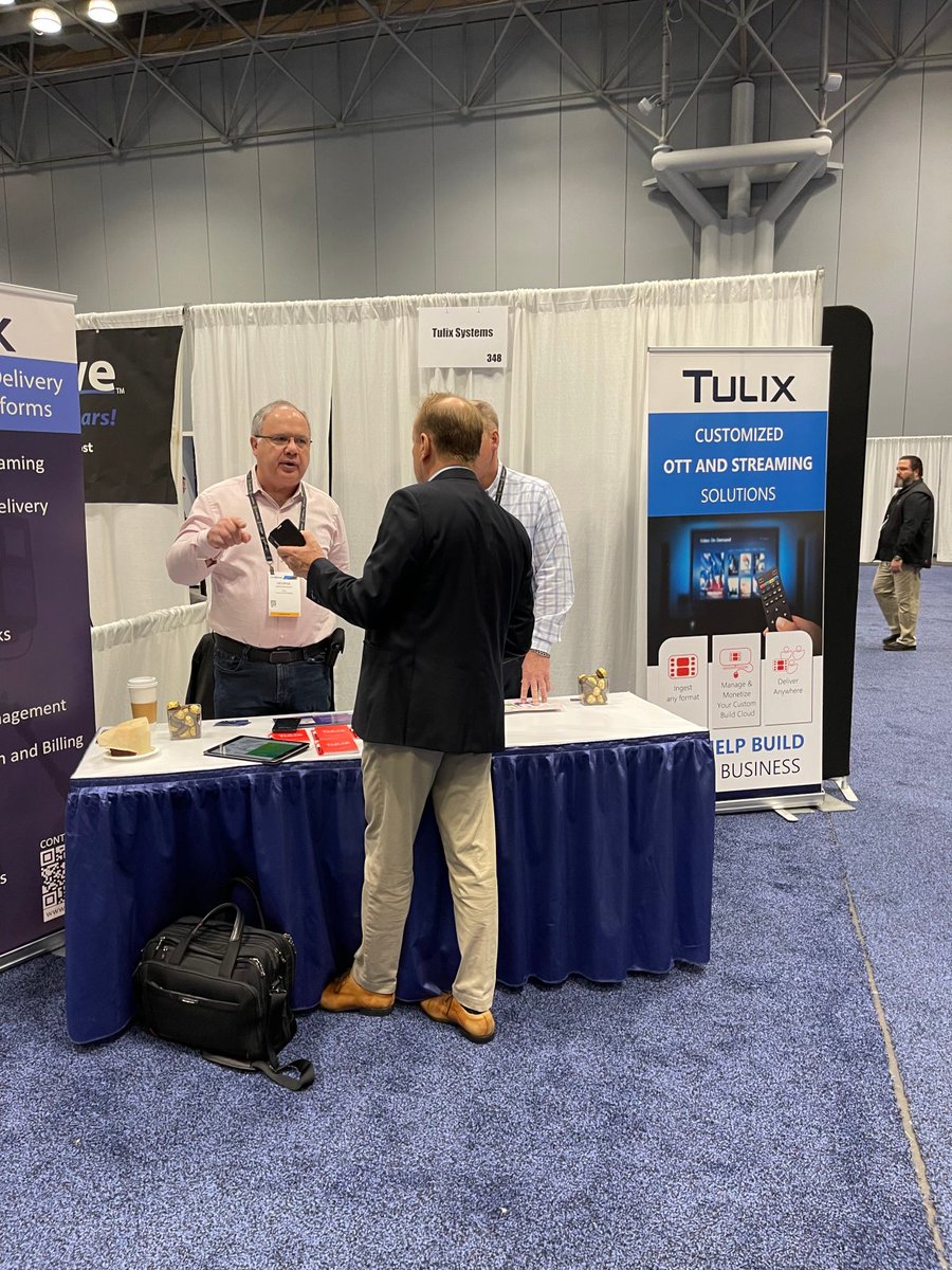 Tulix_'s tweet image. It’s day 3 at the @NABShow  today, discussing our custom #streamingsolutions

Visit us at Booth #348 to start your streaming journey with Tulix!

#NABShow #customstreamingsolutions