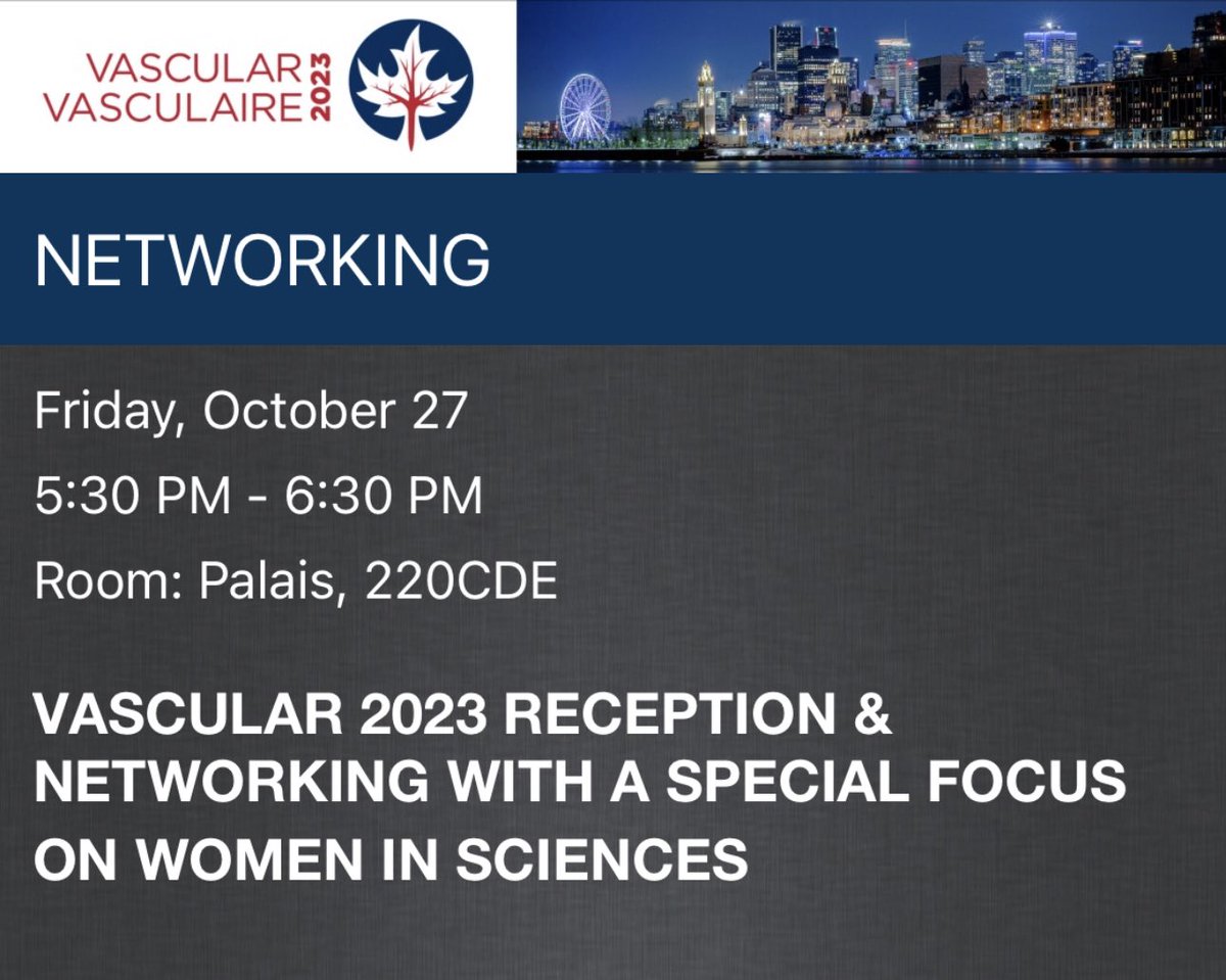 Come join us tomorrow evening for some networking! <a href="/SCC_CCS/">CCS</a> <a href="/SCC_CCS_CEO/">Carolyn Pullen, CEO</a> <a href="/ShelleyZieroth/">Shelley Zieroth</a> <a href="/AlexBastiany/">Alex Bastiany, MD</a> <a href="/HeartDocSharon/">Sharon Mulvagh MD FRCPC FASE FACC</a> <a href="/DrJasmineGrewal/">Dr Jasmine Grewal MD</a> <a href="/Cardio_Girl/">Michelle Graham</a> <a href="/CAIC_ACCI/">CAIC ACCI</a> <a href="/CanHFSociety/">Canadian Heart Failure Society</a>