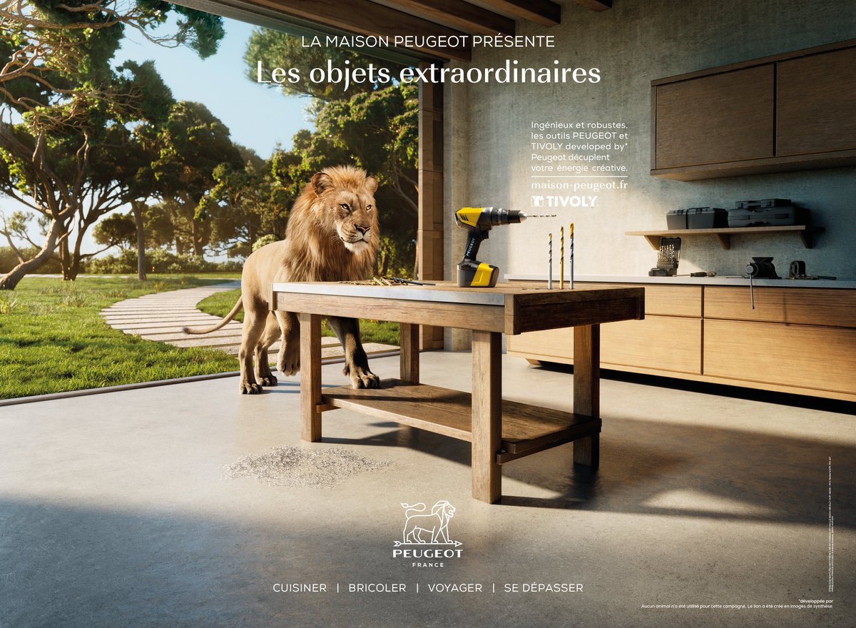 BrainsonicParis's tweet photo. Après le petit teaser d'hier (on était trop pressé de vous montrer 🫣), c'est l'heure de vous dévoiler notre nouvelle campagne d'affichage.

@Peugeot dévoile ses objets extraordinaires 🦁 https://t.co/sCBtjzWHUq