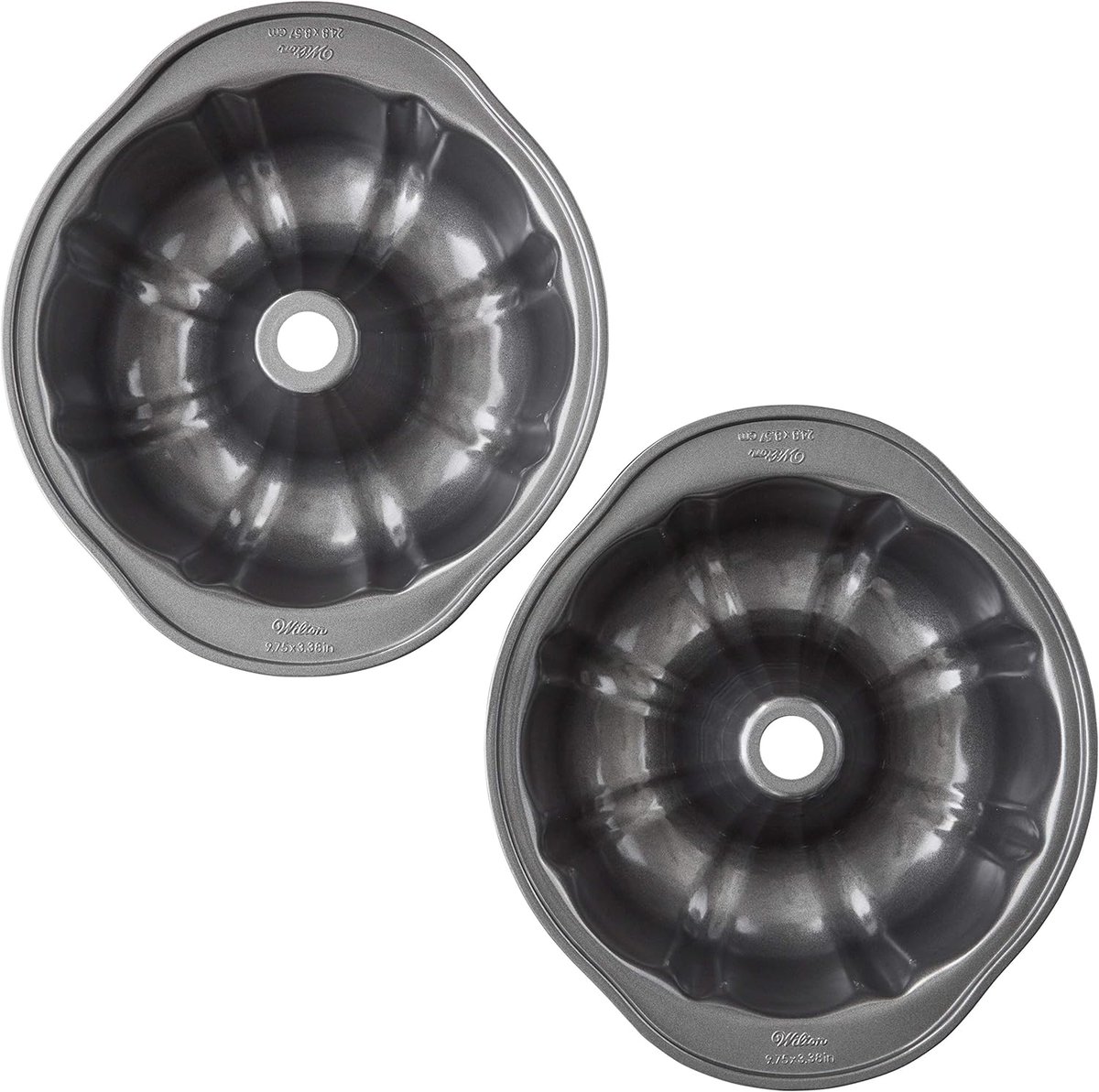StoreKollection's tweet image. benable.com/KitchenKollect… With the Wilton Perfect Results Premium Non-Stick 9-Inch Fluted Tube Cake Pan, Set of 2! ✨Experience non-stick perfection, effortless cake release, and stunning designs. Bake like a pro and impress your guests! #bakingmagic #wilton #cakepan