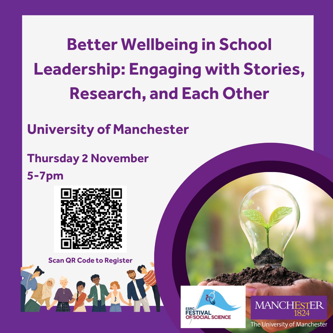 Are you a current, aspiring, or former school leader? Join us on Thurs 2nd Nov to share stories around wellbeing to help navigate the future of education! Book your tickets: eventbrite.co.uk/e/better-wellb… @Steb7Steve @wilfarmstrong @CraigSkerritt @bibiography