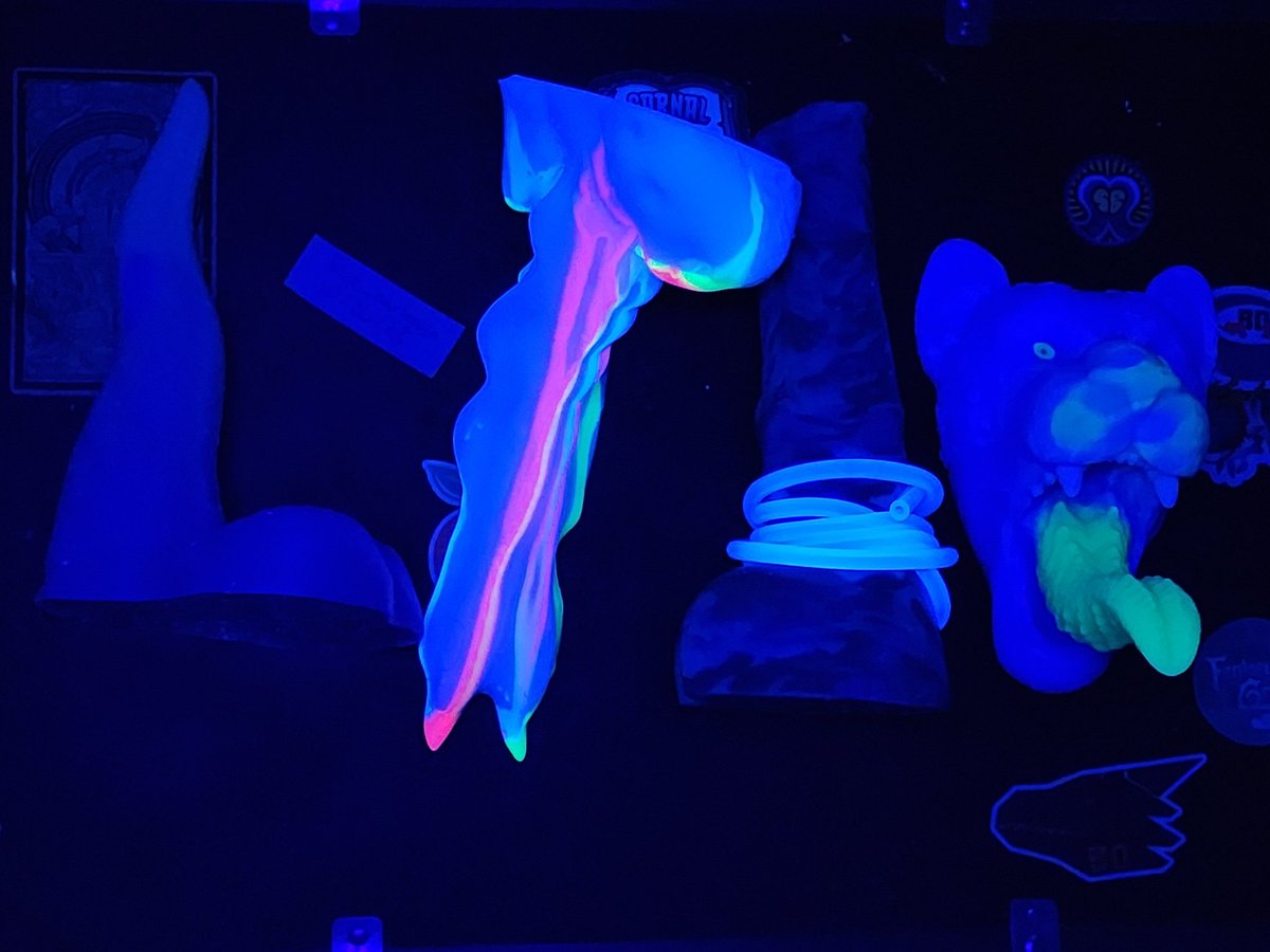 Blue4Tokio's tweet photo. WTS
MNSTR Toybox Cotton m - $95
Paladin Pleasure Sculptors Snark's Maw m/uv+gitd - $90
Bad Dragon Bumble Hooves m - $95
Xenocat Artifacts Purra s/uv - $100
Shipping will be a flat rate of $10
@2ndhandsweetie @baddragonresell https://t.co/n1hd6C5Ww2