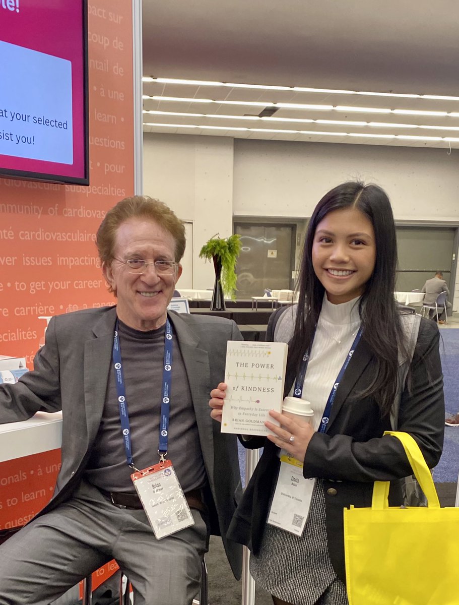 Pleasure meeting you <a href="/NightShiftMD/">Dr. Brian Goldman</a>, a kind soul indeed. Looking forward to my next read! 
<a href="/SCC_CCS/">CCS</a> #Vascular2023