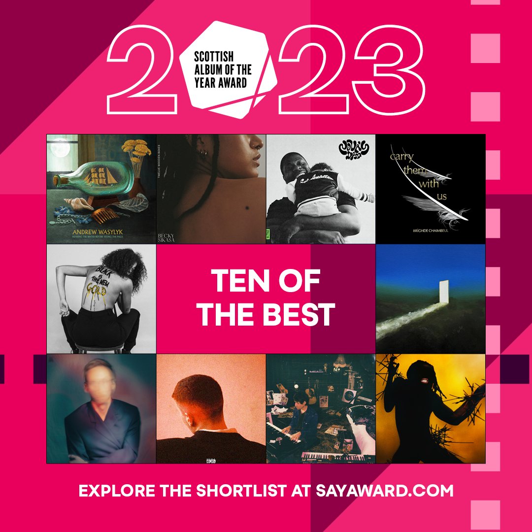 It’s the @SAYaward ceremony tonight! Good luck to this year’s shortlist, including Wide Days alumni Becky Sikasa, @bigbemz1 and @HHawkOfficial plus incredible albums from @A_Wasylyk, @brichaimbeul, @brookecombe, @cloth_band, @joesefjoesef, @PaoloNutini and @Youngfathers ✨