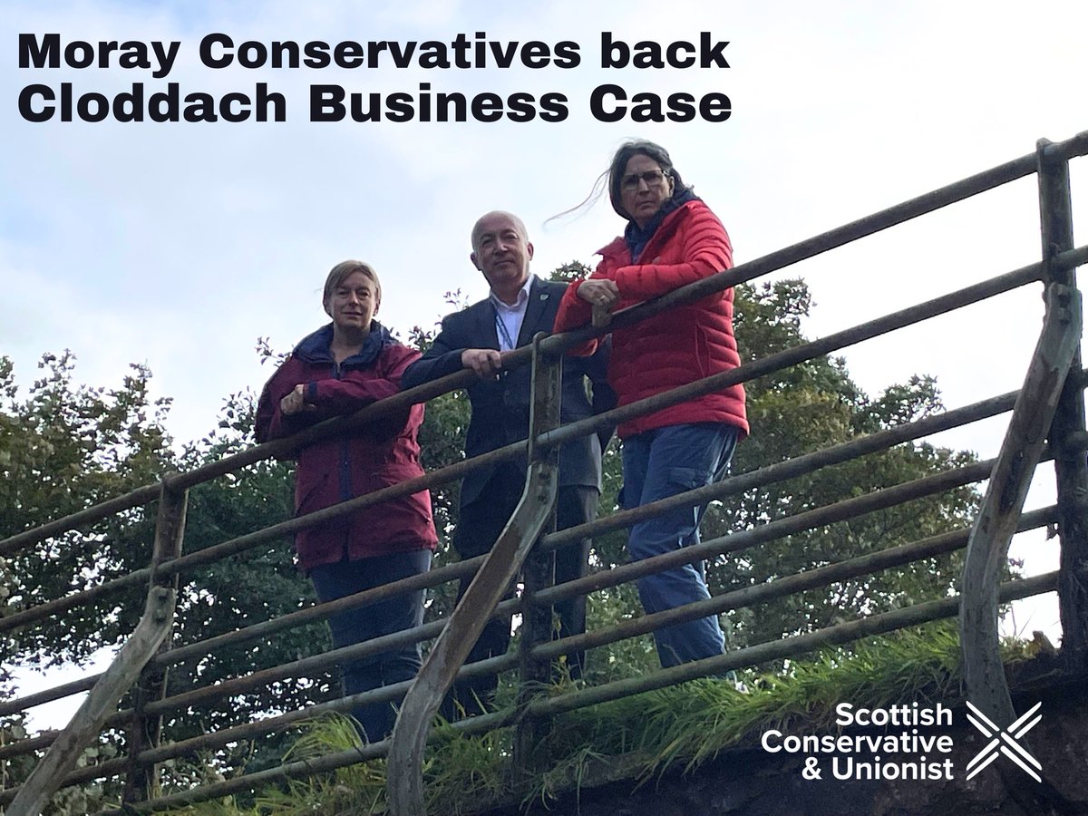Yesterday the Conservative group on Moray Council backed the community’s calls to move forward with a full business case for Cloddach Bridge. We commend the community for their work to secure funds to help pay for this and are proud to stand up for them in the council chamber.