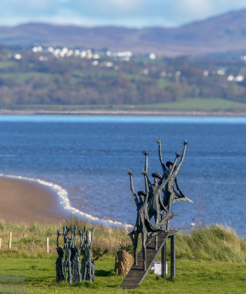 The Earls, Rathmullan beach, Lough Swilly and the hills on Inishowen