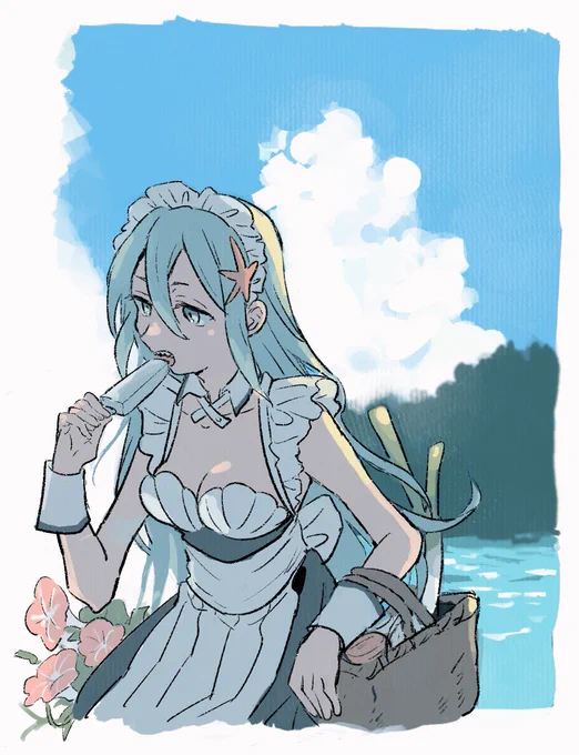 『渚のサーメイド』こさめさんのファンアートです… 