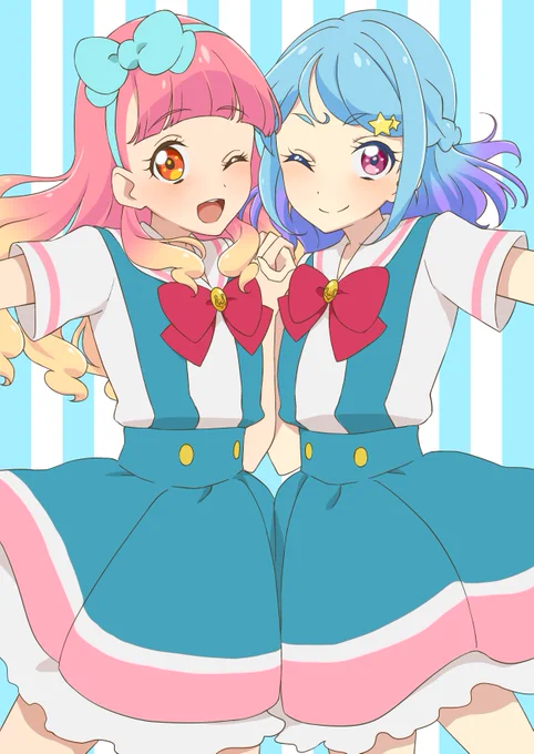 大昔のアイカツフレンズの絵ですわ…