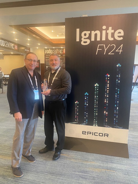 EpiCenterERP's tweet photo. Great news at @Epicor's Ignite FY24, as EpiCenter's Todd Armstrong wins the Epicor Partner Channel's CAM of the Year award for the second year in a row! Congrats, Todd! https://t.co/7uSdbpiDGl
