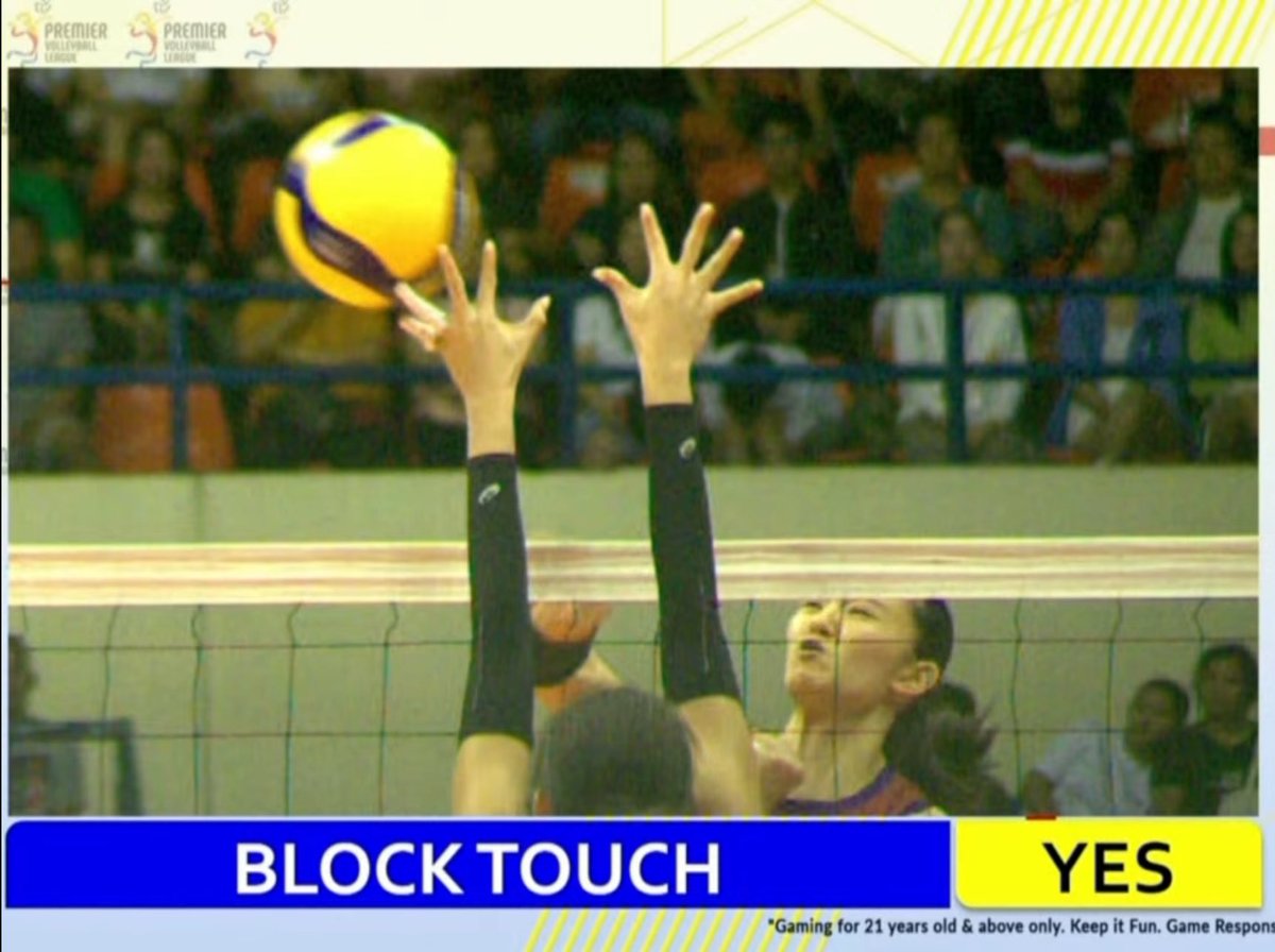 volleytiger's tweet photo. CHECK BALL!!!!!! 😂😂😂 #PVL2023 https://t.co/IRATh8scYU