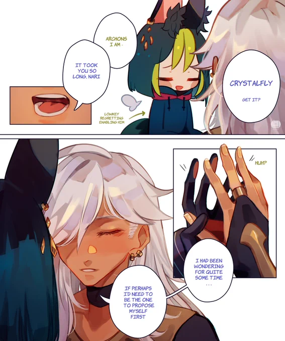 ways to love you (9/?) 📚🌿 

#GenshinImpact  #原神 #cynonari #tighnari #cyno 