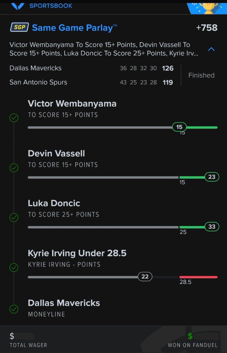 RiverBgambler's tweet photo. Staff pick 10-25-23 NBA 🏀 

SGP Odds +758 https://t.co/KRRIlX9nCK