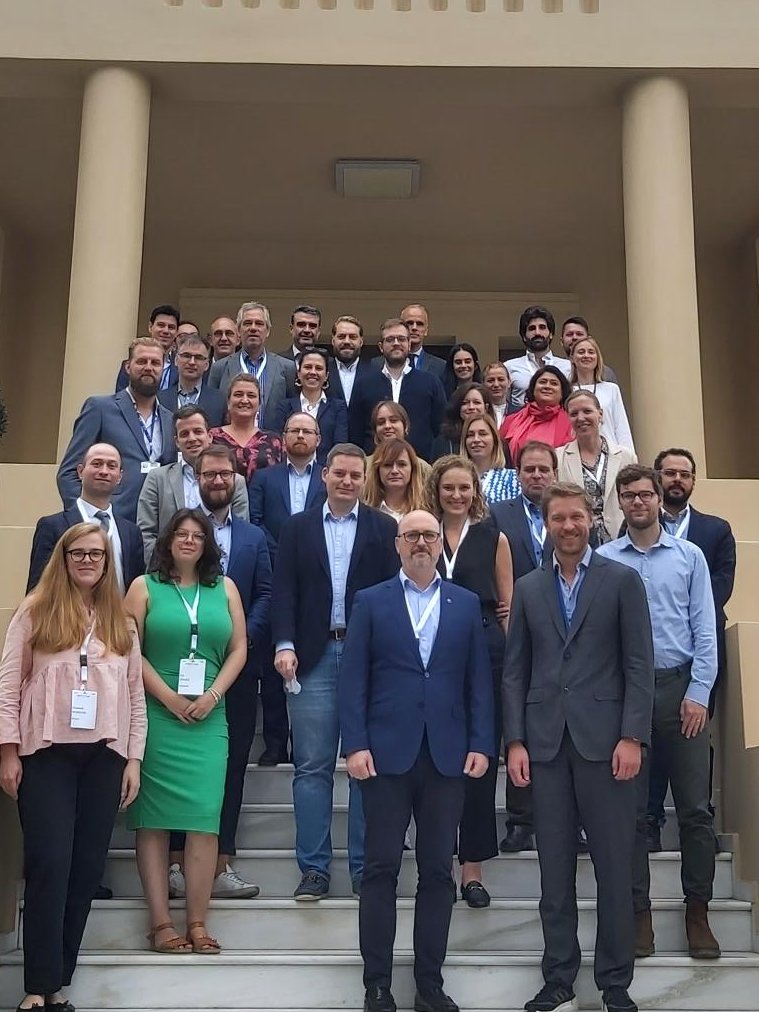 We warmly welcomed EU cyber attaches to Athens

Topics:
- Support Action and lessons learnt
- Update on #cybersecurity certification,
- International cooperation engagements
- #NIS2 implementation

More on the #ENISA Cybersecurity Support Action: europa.eu/!8MGV4B