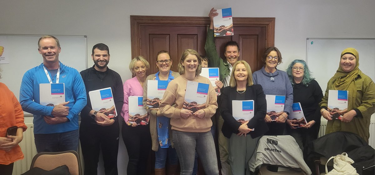 The fantastic group of people we met on our Youth Mental Health First Aid Training Course. We really enjoyed your company &amp; dedication. Well done to you all. See you soon for our Support Session. A great bunch of Mental Health First Aiders!