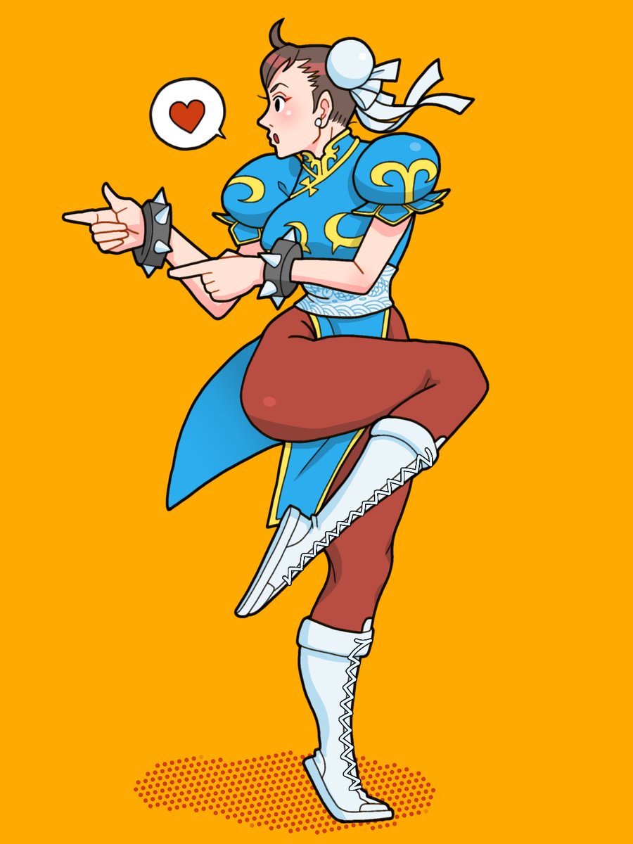 春麗(チュン・リー) 「春麗祭と聞いてテンションが上がってしまった春麗さん #格ゲーキャラ描こうぜ」|chinacchiのイラスト