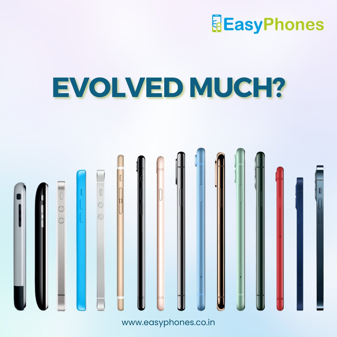 EasyphonesInfo's tweet photo. 📢 Feeling old yet? That's how the journey of iPhone has been!
Stay updated with EasyPhones for the latest tech trends, tips, and more. Follow us today!
#TechTrends #EasyPhones #iphonephotography #iphone #refurbishedphones #techdeals #mobiles #tech #smartphone #refurbished https://t.co/Xj8mrbU8Op