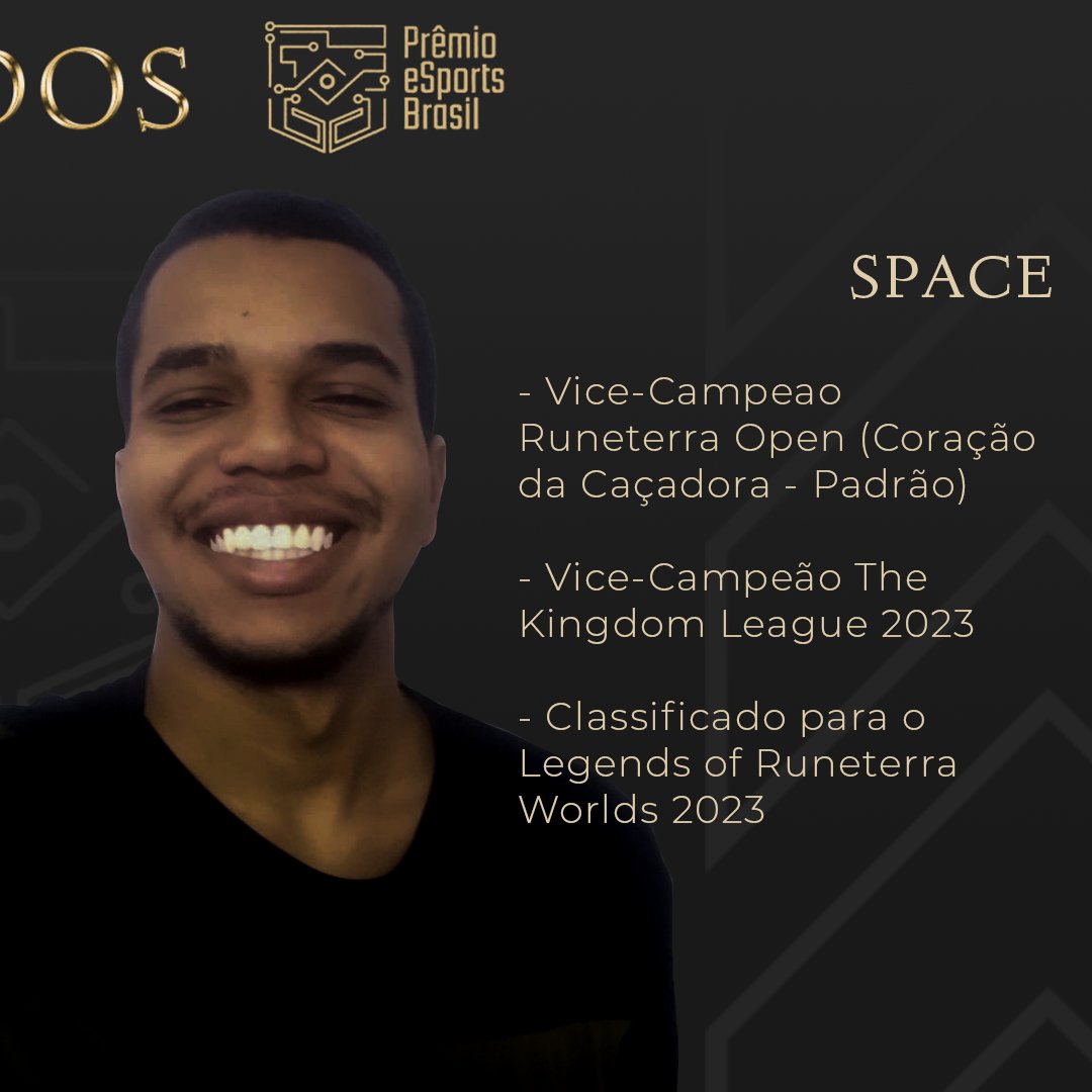 A votação para Melhor Atleta de Card Games do Prêmio e-Sports Brasil está rolando e temos 2 indicados nesse ano!

Votem no @iannogueira_lor e no <a href="/NNTToAprendendo/">NNT Space</a> no link:
peb.gg/vote/