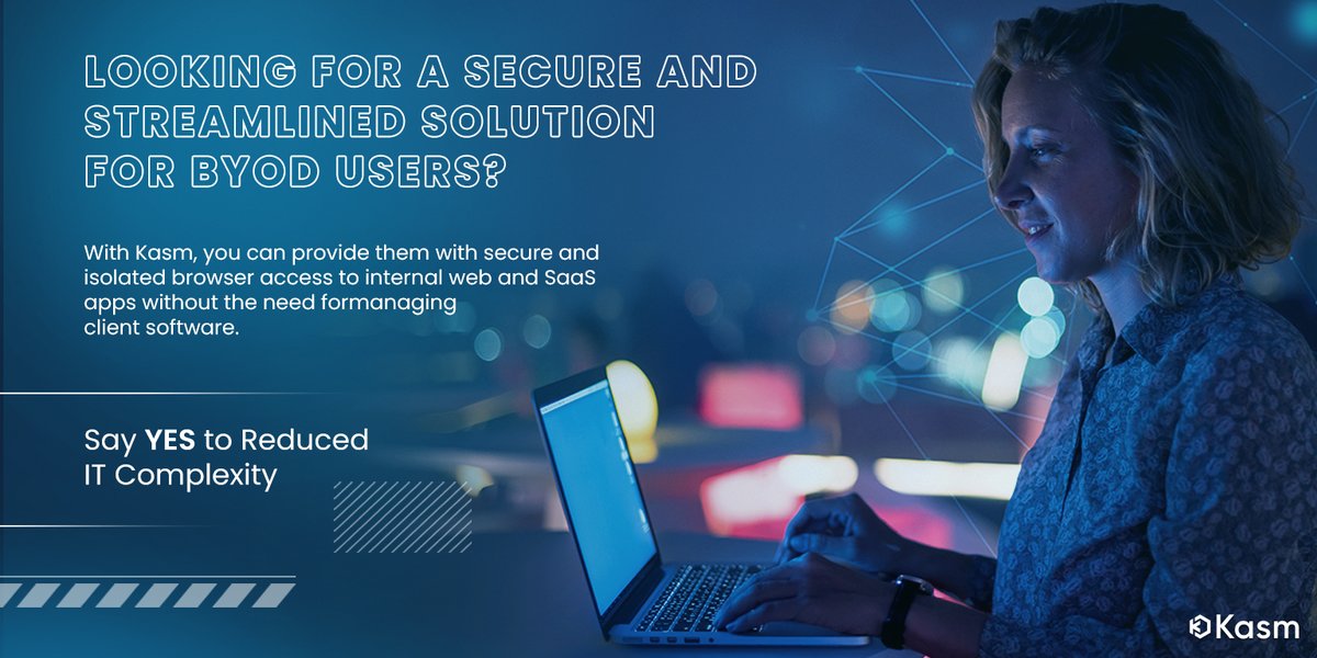 kasmweb's tweet photo. 🌐 Elevate BYOD Security with Kasm Workspaces for Oracle! 👩‍💼
Ensuring secure BYOD for hybrid workers is crucial. 😨
Unlock the potential of Kasm's Enterprise Browser. Learn more: https://t.co/NgGefL2ESG

#BYOD #Cybersecurity #CISO #CIO #KasmWorkspaces #Oracle #SecureBYOD https://t.co/W0nADcromn