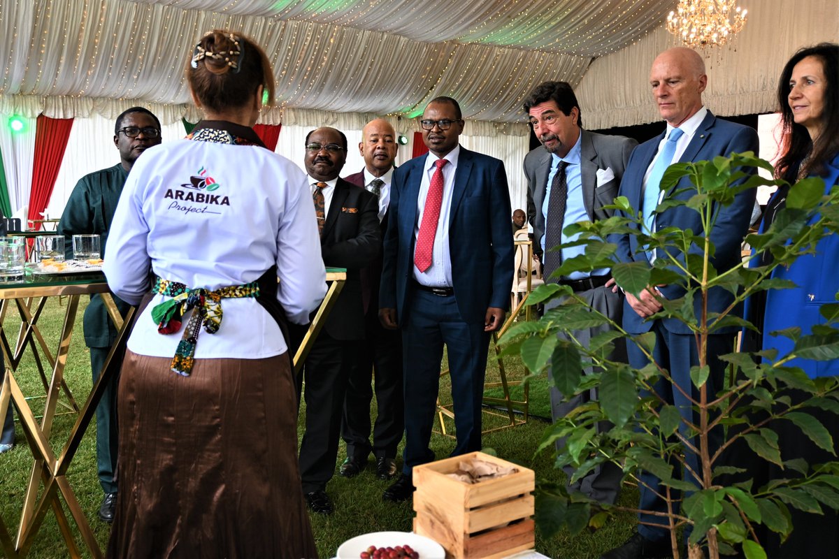 avsi_kenya's tweet photo. The future of coffee is looking brighter thanks to the partnership between #Kenya &amp; #Italy
Through #ARABIKA project, they are revitalizing coffee sector by working with 21 cooperatives &amp; 30,000 small-scale growers in 7 counties

@AICS_Nairobi
@E4ICenterKenya
@CEFAonlus
#Seedtocup https://t.co/sEZwrKCGC8