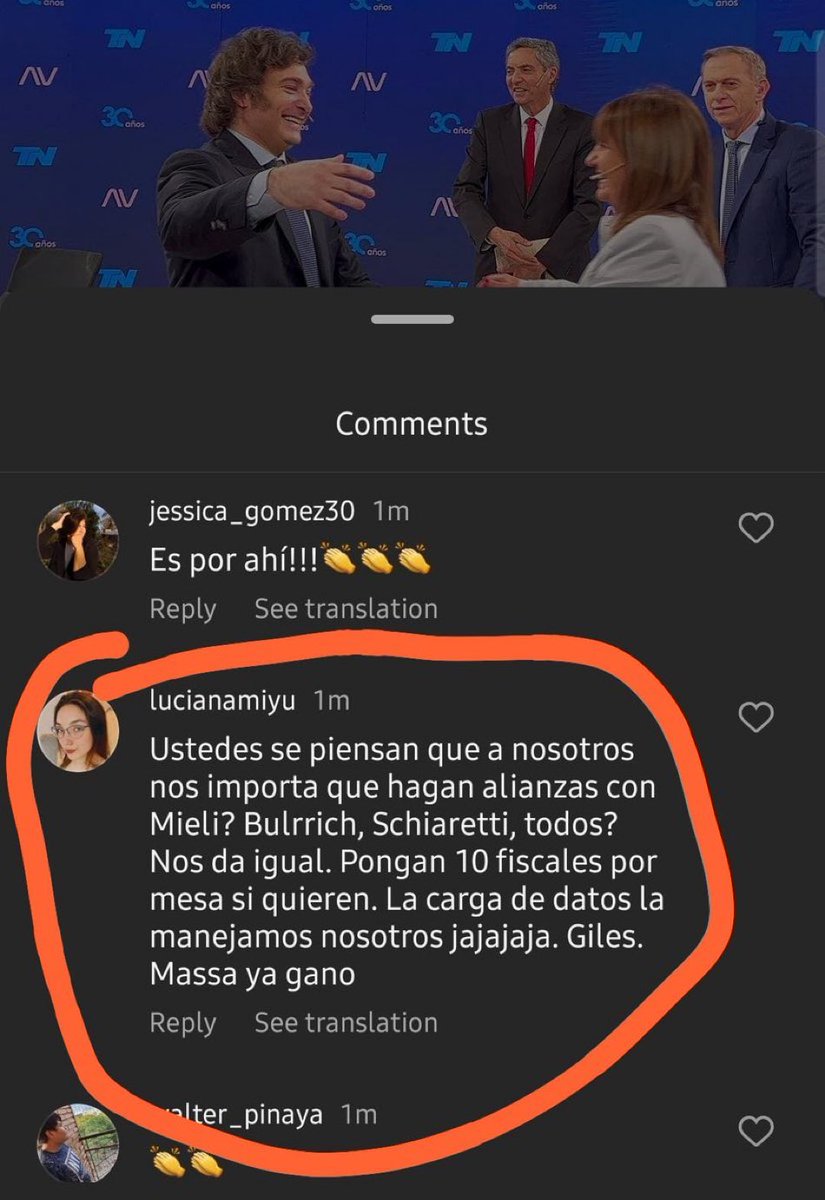 Manuel Adorni tweet media