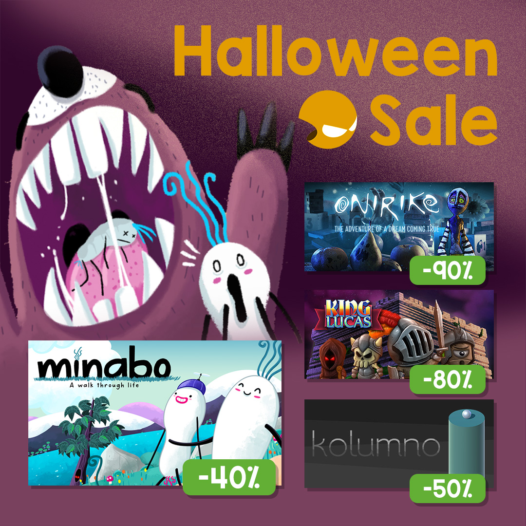 devilishgames's tweet photo. 🎃🎃🎃 Halloween Sale 2023 🎃🎃🎃
#DevilishGames #IndieGames #SteamSale #Steam #VideoGames #Halloween #HalloweenSale https://t.co/1LdLMQ0jIL