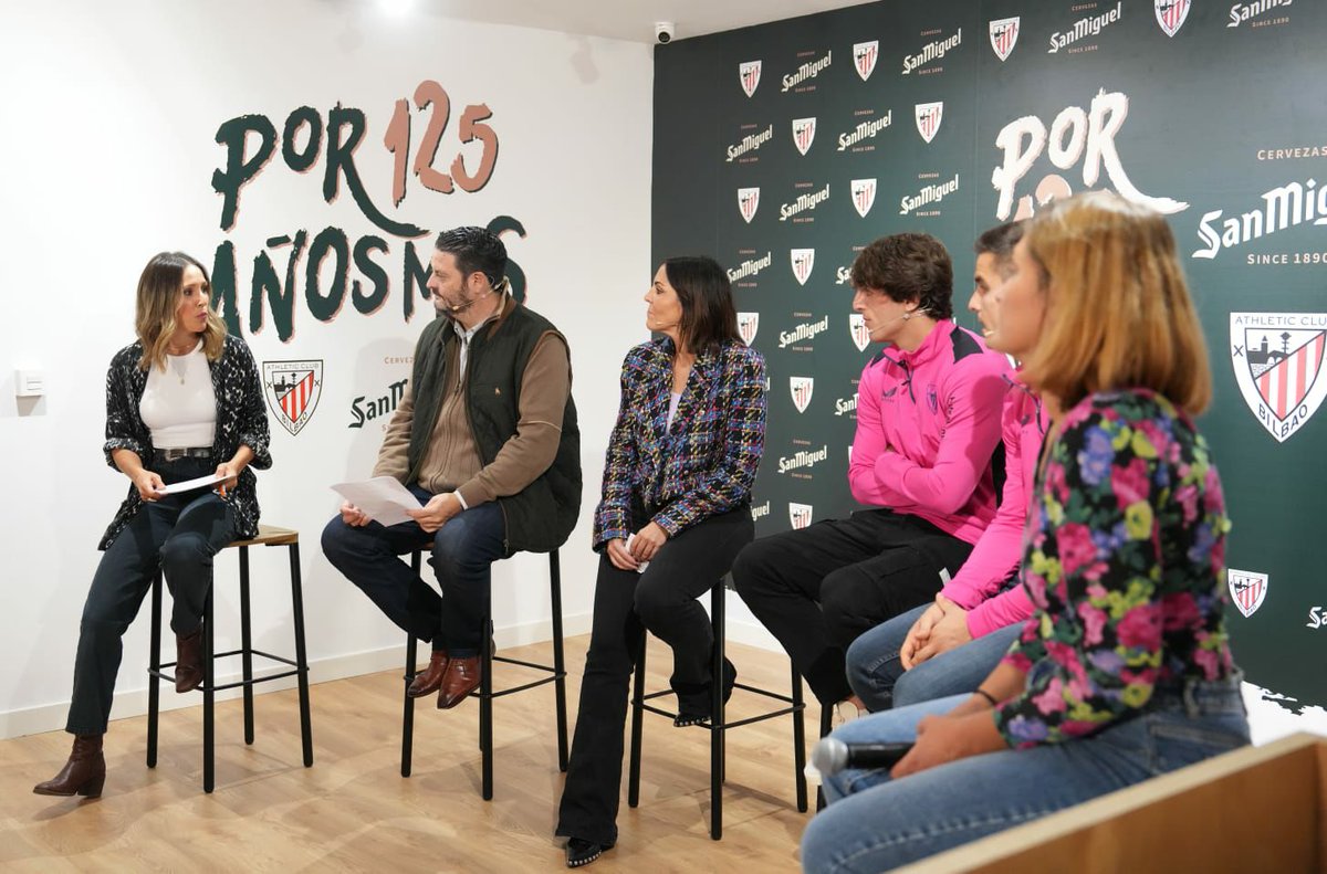 GUK_Com's tweet photo. 🎉 Gaur @SanMiguel  |ek @AthleticClub -en 125. urteurrena ospatzeko pop-up espazio berria aurkeztu du prentsaurrean eta gu bertan izan gara laguntzen. 

Lekuak klubaren esentzia transmititzen du eta bere historia modu oso berezian kontatzen du. ⚽🏆

Eskerrik asko GUKengan izandako konfiantzagatik! Plazera izan da! 👏