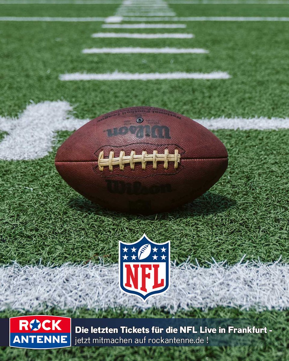 Lust auf Spitzen-Football LIVE? #rockantenne und #rtlnfl haben die allerletzten Tickets für die #NFLFrankfurt Spiele für EUCH! Schnell reinklicken auf rockantenne.de, mitmachen, Radio einschalten, #TOUCHDOWN! 🤘😎🏈