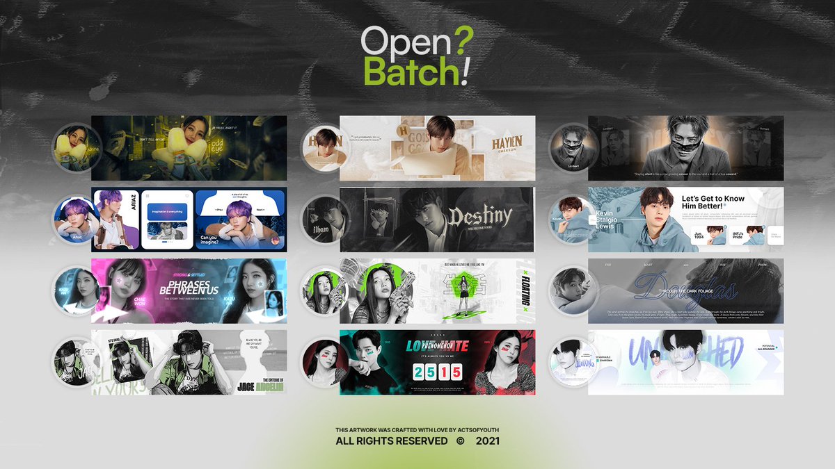 REPOST ARE MUCH APPRECIATED 📰 THANKS <3

finally, <a href="/ActsofYouth/">ؘ</a> akan open batch for all catalogues lagi setelah sekian lama!

📅: JUMAT, 27 OKT
🖇️: GFORM @ 17.00 WIB
📝: 20-25 slots

scroll for more 🔽
#zonauang #zonaba #zonajajan