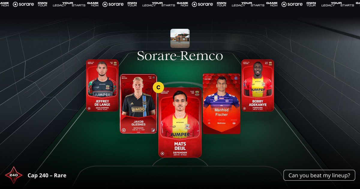 Sorare-Remco tweet media