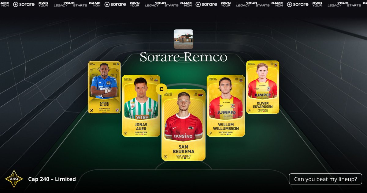 Sorare-Remco tweet media