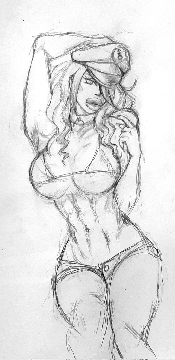 thefirstbeans's tweet image. Original sketch of the latest piece