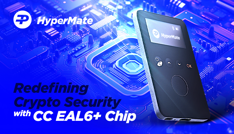 #HyperMate raises the bar with its CC EAL6+ certified chip, offering top security for your #crypto assets! 🔐

Step confidently into the world of crypto security with HyperMate and secure your investments from cyber threats! 🔐🛡️