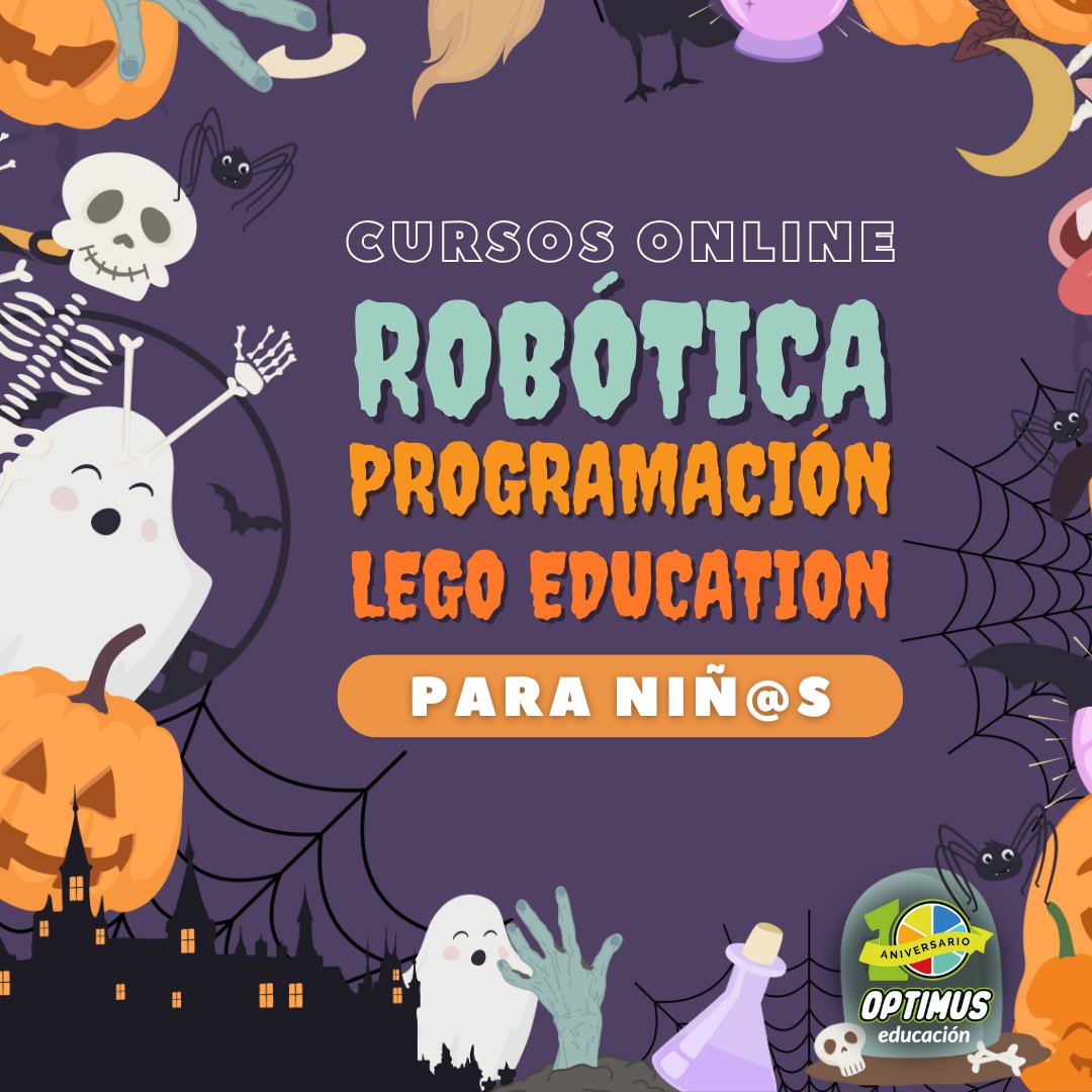 🎃 ¡Celebra Halloween con aprendizaje aterradoramente divertido! 👻

En Optimus Educación, este Halloween ofrecemos una oportunidad única para tus pequeños monstruitos🧛‍♂️

No te asustes, ¡la robótica y la programación son un mundo apasionante! 🧙‍♂️✨
 📲 Whatsapp: 633 461 142