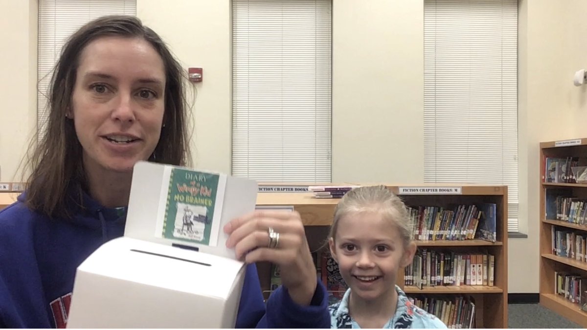 MrsPageTurner's tweet photo. First lucky ๐ฅreaders of the latest @wimpykid book ๐ the hype ๐ฅis big for this title.
Live drawing in the announcements ๐บ this morning to select our winners โผ๏ธ
#librarylife #UCPSLibraryLife @NewTownESNC https://t.co/SS2aXVtkEC