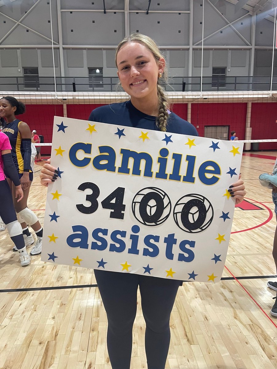 Congratulations! We would like to recognize senior, Camille Edwards for reaching 3,400 assists! #BETHELIGHT GO LIONS!