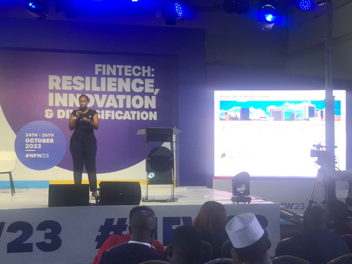 Paytv_ng's tweet photo. Presentation by Kigali International Financial Centre at #NFW23

#NFW23 #paytv #conference #fintech #mediapartner #live #eventcoverage #NigeriaFintechWeek #Africatechconference #techeventinlagos #techconferenceinnigeria #NYSC #RwandAir #Mohbad #Rema https://t.co/RwWjbZK6YD